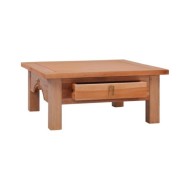 Table basse 68x68x30 cm Bois d'acajou massif