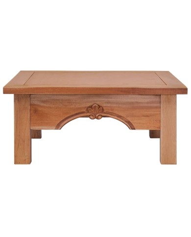 Table basse 68x68x30 cm Bois d'acajou massif