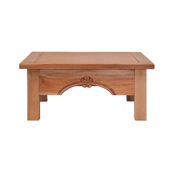 Table basse 68x68x30 cm Bois d'acajou massif