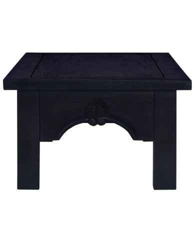 Table basse Café noir clair 100x50x30 cm Bois d'acajou massif