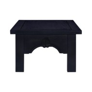 Table basse Café noir clair 100x50x30 cm Bois d'acajou massif