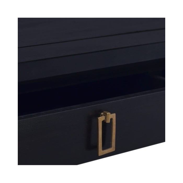 Table basse Café noir clair 100x50x30 cm Bois d'acajou massif