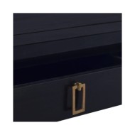 Table basse Café noir clair 100x50x30 cm Bois d'acajou massif