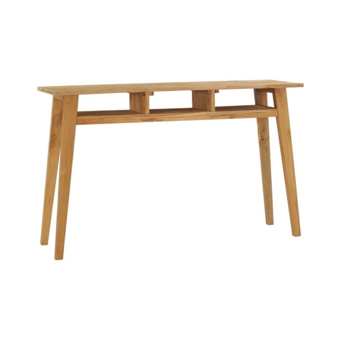 Table console 120x35x75 cm Bois de teck massif