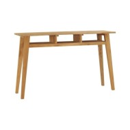 Table console 120x35x75 cm Bois de teck massif