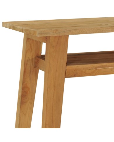 Table console 120x35x75 cm Bois de teck massif