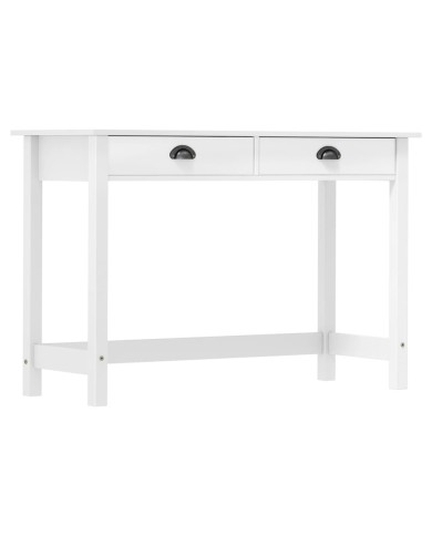 Table console Hill Range avec 2 tiroirs 110x45x74 cm Pin solide