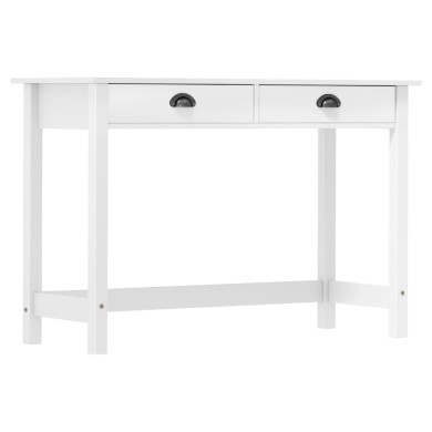 Table console Hill Range avec 2 tiroirs 110x45x74 cm Pin solide