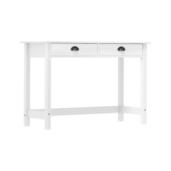 Table console Hill Range avec 2 tiroirs 110x45x74 cm Pin solide