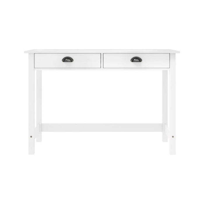 Table console Hill Range avec 2 tiroirs 110x45x74 cm Pin solide