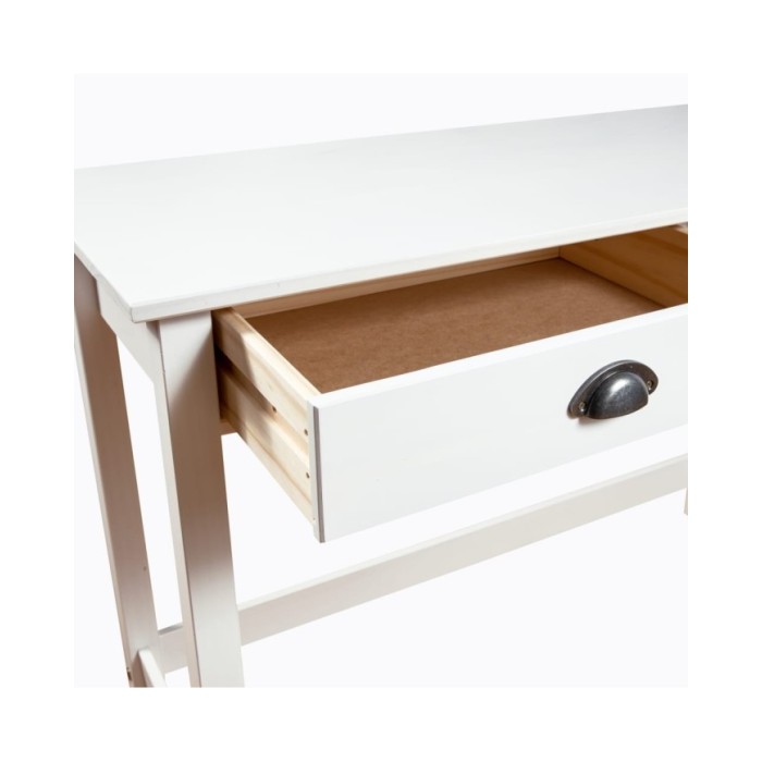 Table console Hill Range avec 2 tiroirs 110x45x74 cm Pin solide