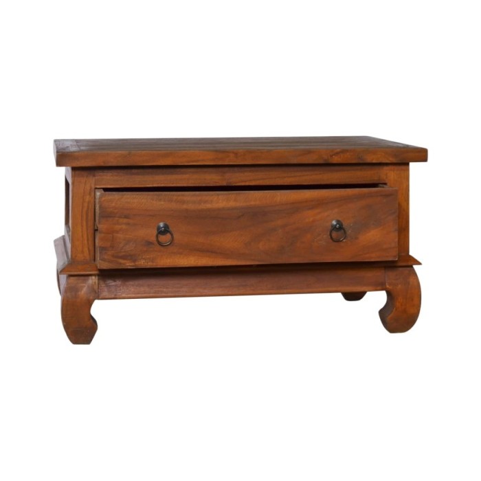 Table basse 80x50x40 cm Bois de teck massif