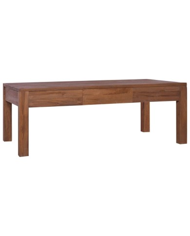 Table basse 110x60x40 cm Bois de teck massif