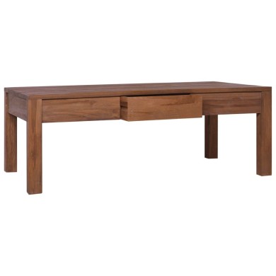 Table basse 110x60x40 cm Bois de teck massif