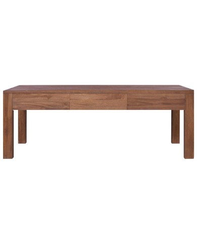 Table basse 110x60x40 cm Bois de teck massif