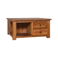 Table basse 68x68x33 cm Bois de teck solide
