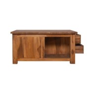Table basse 68x68x33 cm Bois de teck solide