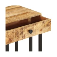 Table d'appoint en forme d'U 45x30x61cm Bois de manguier massif
