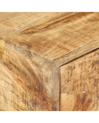 Table d'appoint en forme d'U 45x30x61cm Bois de manguier massif