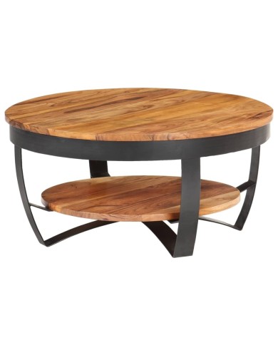 Table basse 65x65x32 cm Bois d'acacia solide