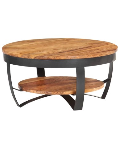 Table basse 65x65x32 cm Bois d'acacia solide