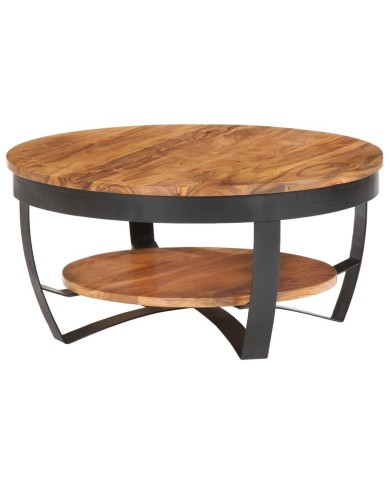 Table basse 65x65x32 cm Bois d'acacia solide