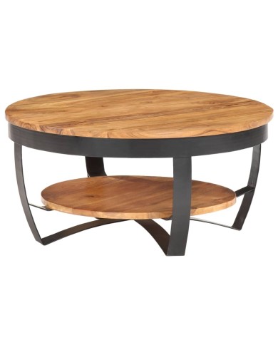 Table basse 65x65x32 cm Bois d'acacia solide