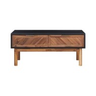 Table basse 90x50x40 cm Bois d'acacia massif et MDF
