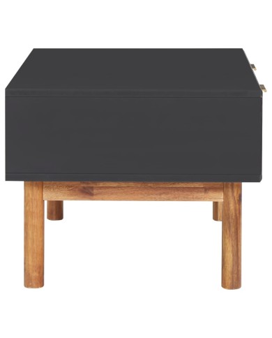 Table basse 90x50x40 cm Bois d'acacia massif et MDF