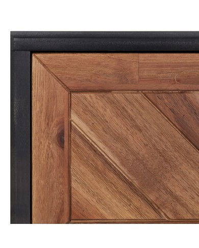 Table basse 90x50x40 cm Bois d'acacia massif et MDF