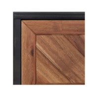 Table basse 90x50x40 cm Bois d'acacia massif et MDF