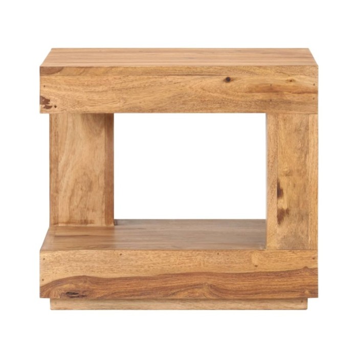 Table basse 45x45x40 cm Bois solide
