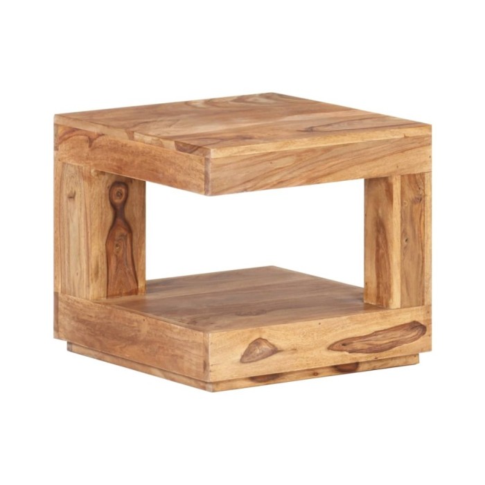 Table basse 45x45x40 cm Bois solide