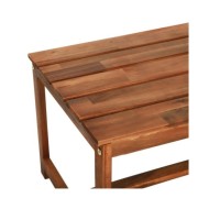 Mobilier d'extérieur 4 pcs Bois d'acacia solide