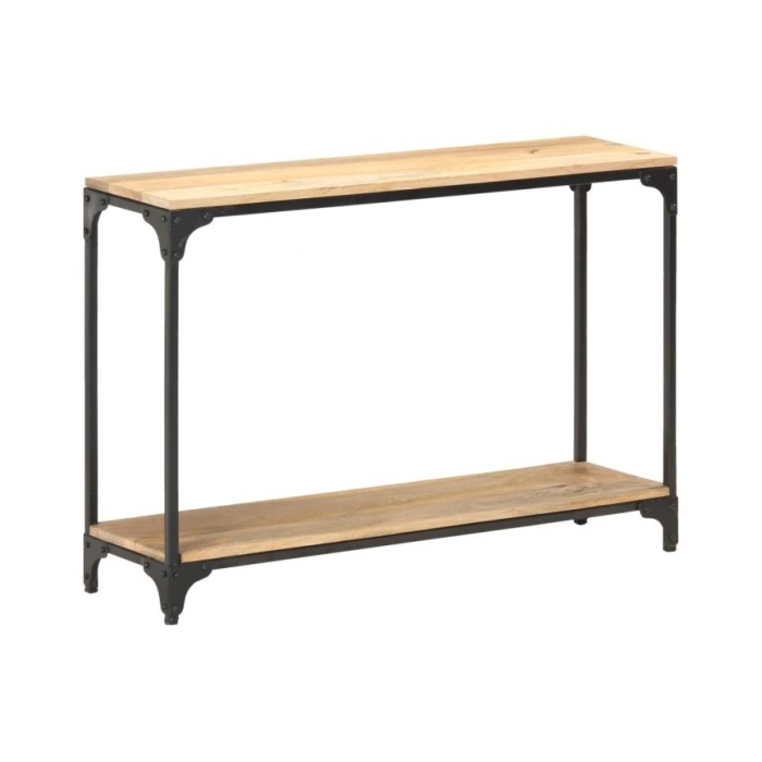 Table console 110x30x75 cm Bois de manguier massif