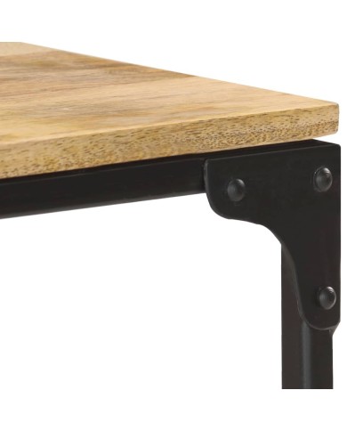 Table console 110x30x75 cm Bois de manguier massif