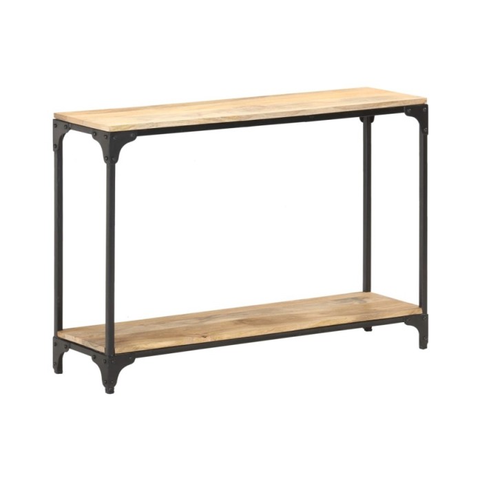 Table console 110x30x75 cm Bois de manguier massif