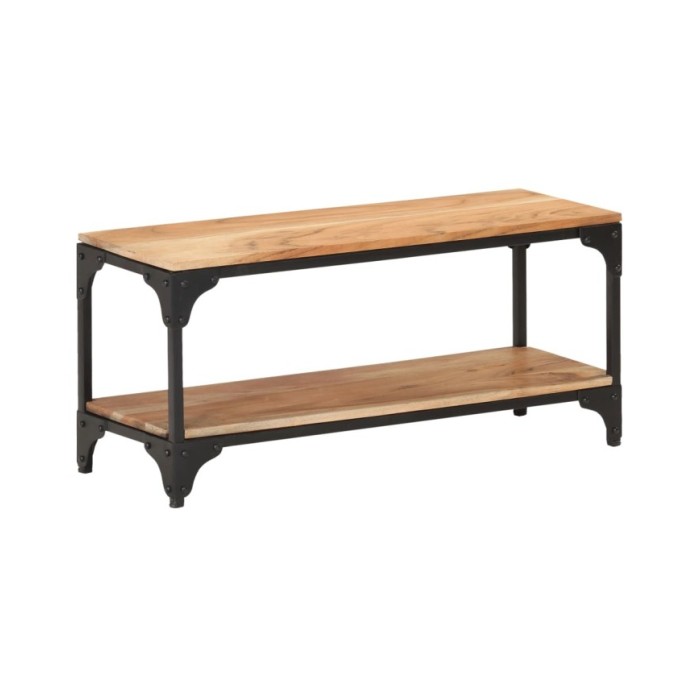 Table basse 90x30x40 cm Bois solide d'acacia