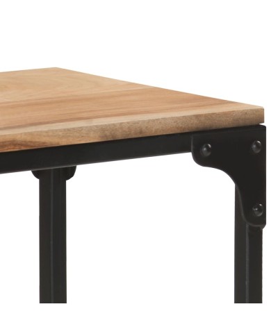 Table basse 90x30x40 cm Bois solide d'acacia