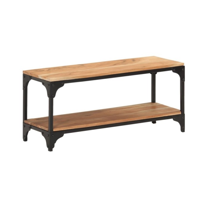 Table basse 90x30x40 cm Bois solide d'acacia