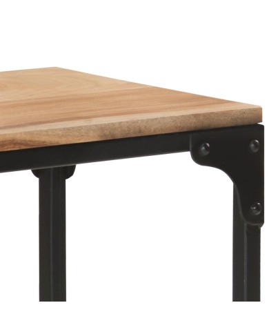 Table console 110x30x75 cm Bois solide d'acacia