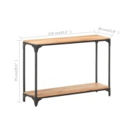 Table console 110x30x75 cm Bois solide d'acacia