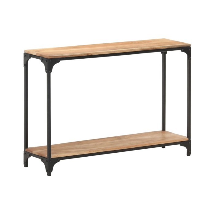 Table console 110x30x75 cm Bois solide d'acacia