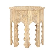 Table d'appoint Ø48 cm Bois de manguier massif