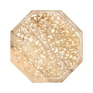 Table d'appoint Ø48 cm Bois de manguier massif