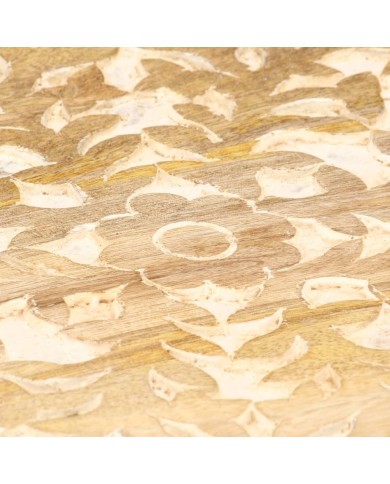 Table d'appoint Ø48 cm Bois de manguier massif