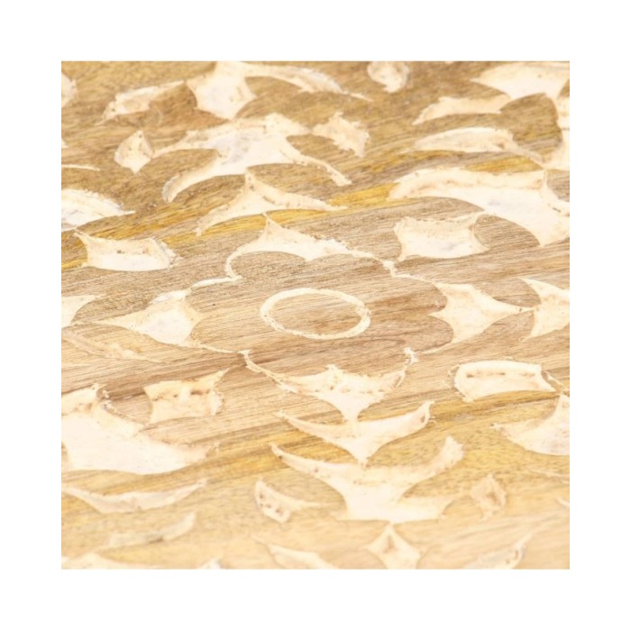 Table d'appoint Ø48 cm Bois de manguier massif