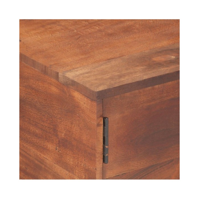 Table basse Marron miel 67x67x45 cm Bois solide d'acacia