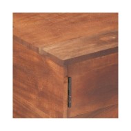 Table basse Marron miel 67x67x45 cm Bois solide d'acacia