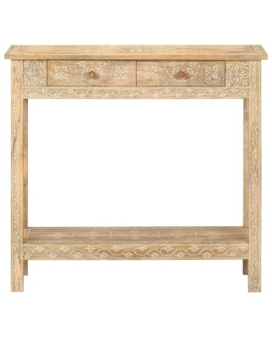 Table console 80x35x74 cm Bois de manguier massif